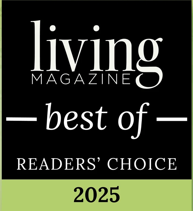 Living Magazine 2025 Best of Readers' Choice award badge